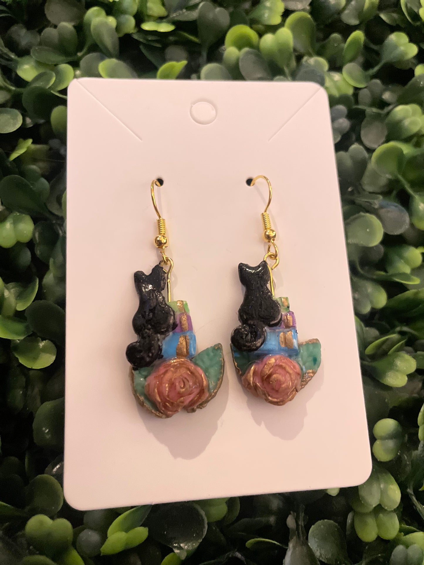 Cat earrings