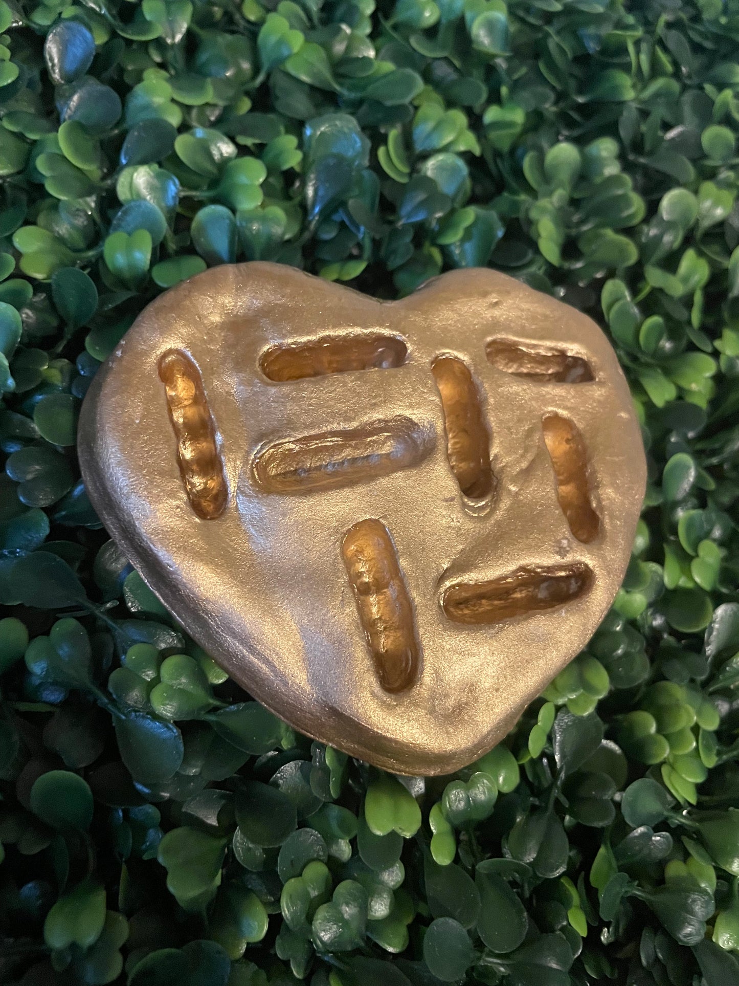 Gold ring holder