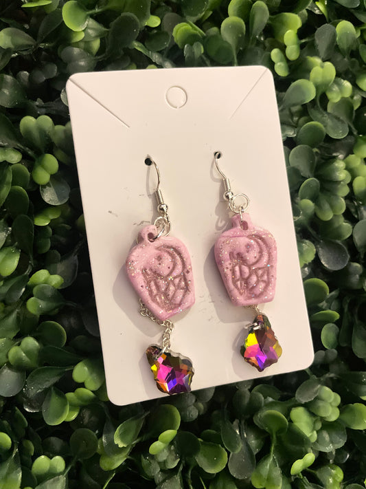 Crystal apothecary earrings