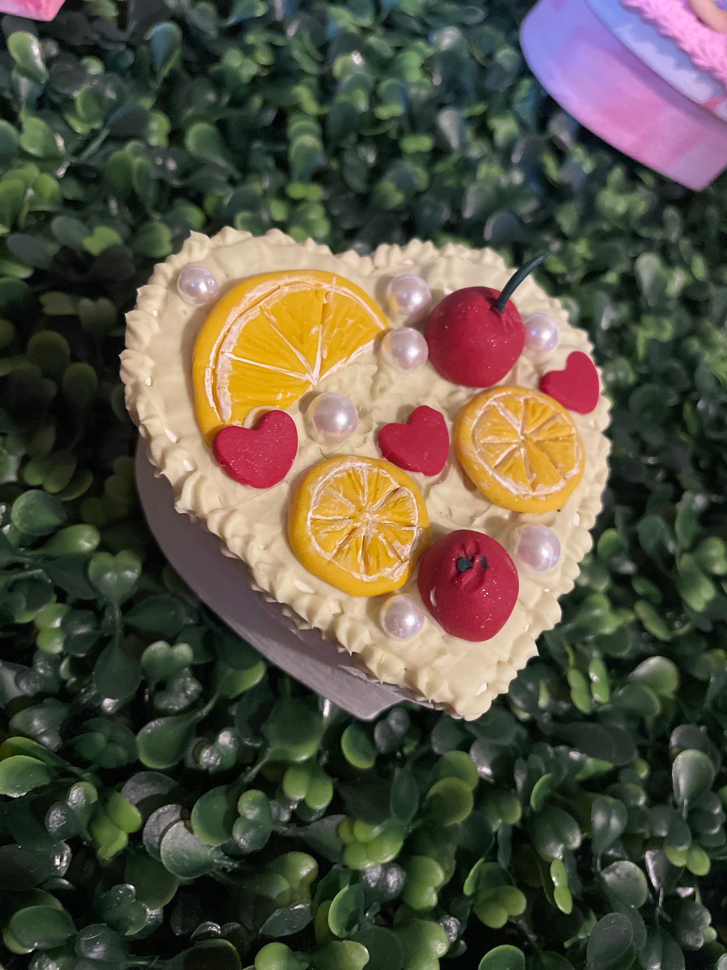 Lemon cherry trinket box