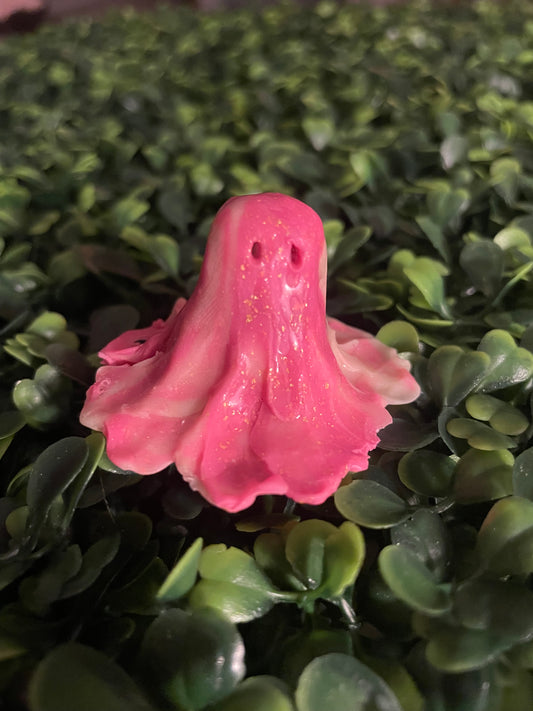 Glow in the dark pink ghost