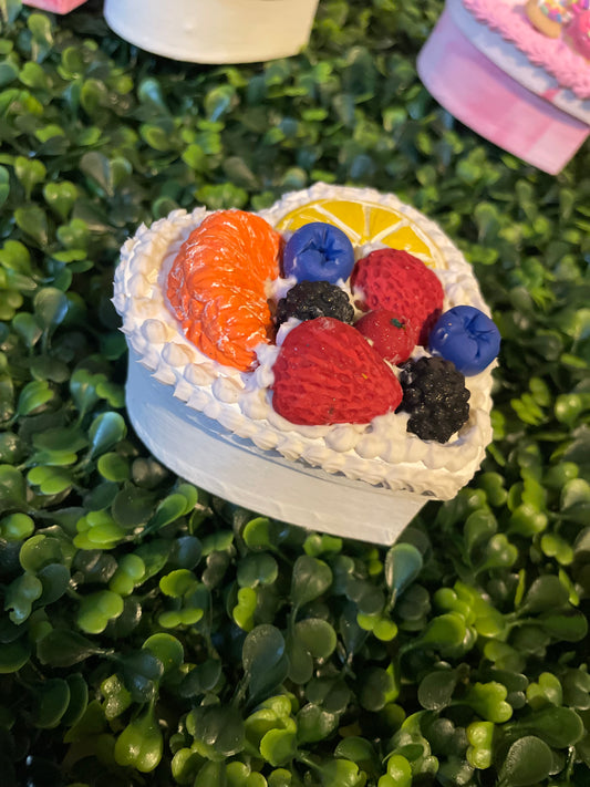 Fruit tart trinket box