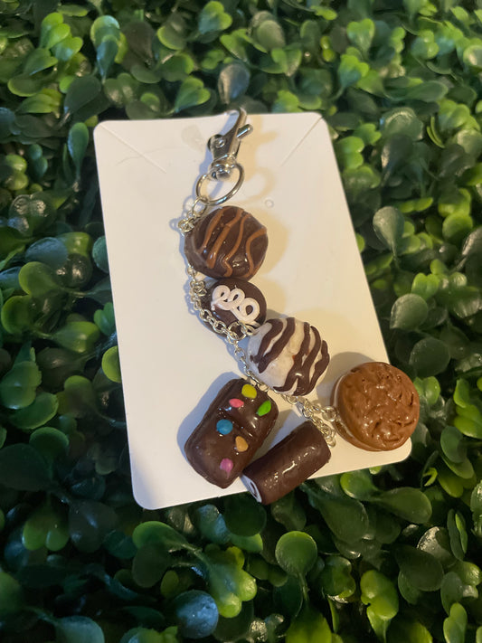 Snack cake keychain