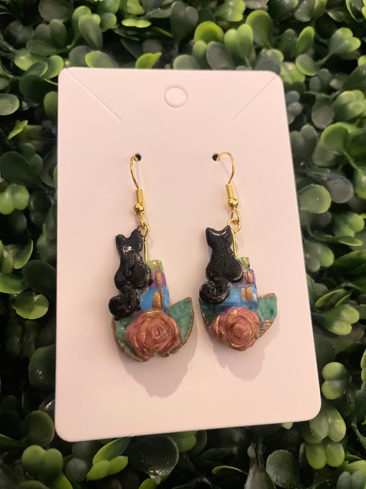 Cat earrings
