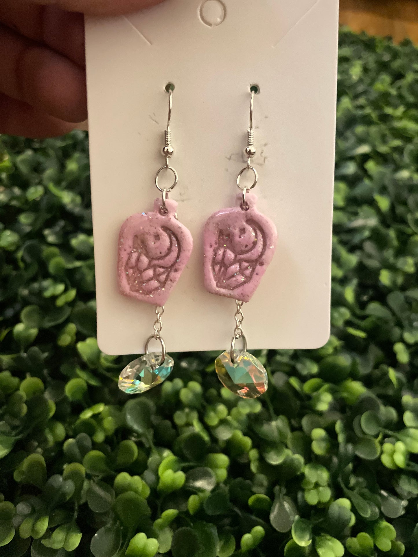Crystal apothecary earrings