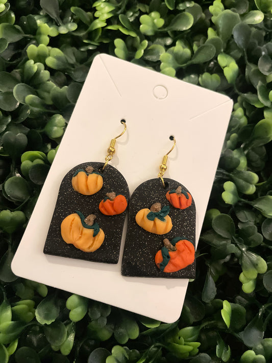Pumpkin earrings