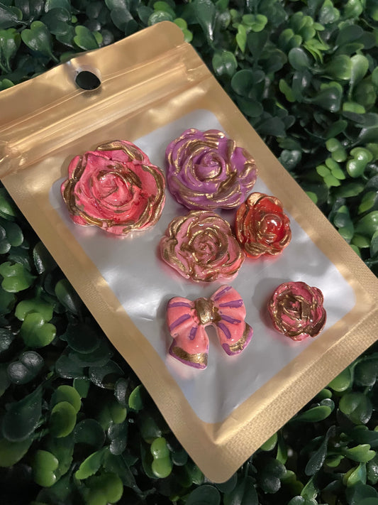 Floral magnet set