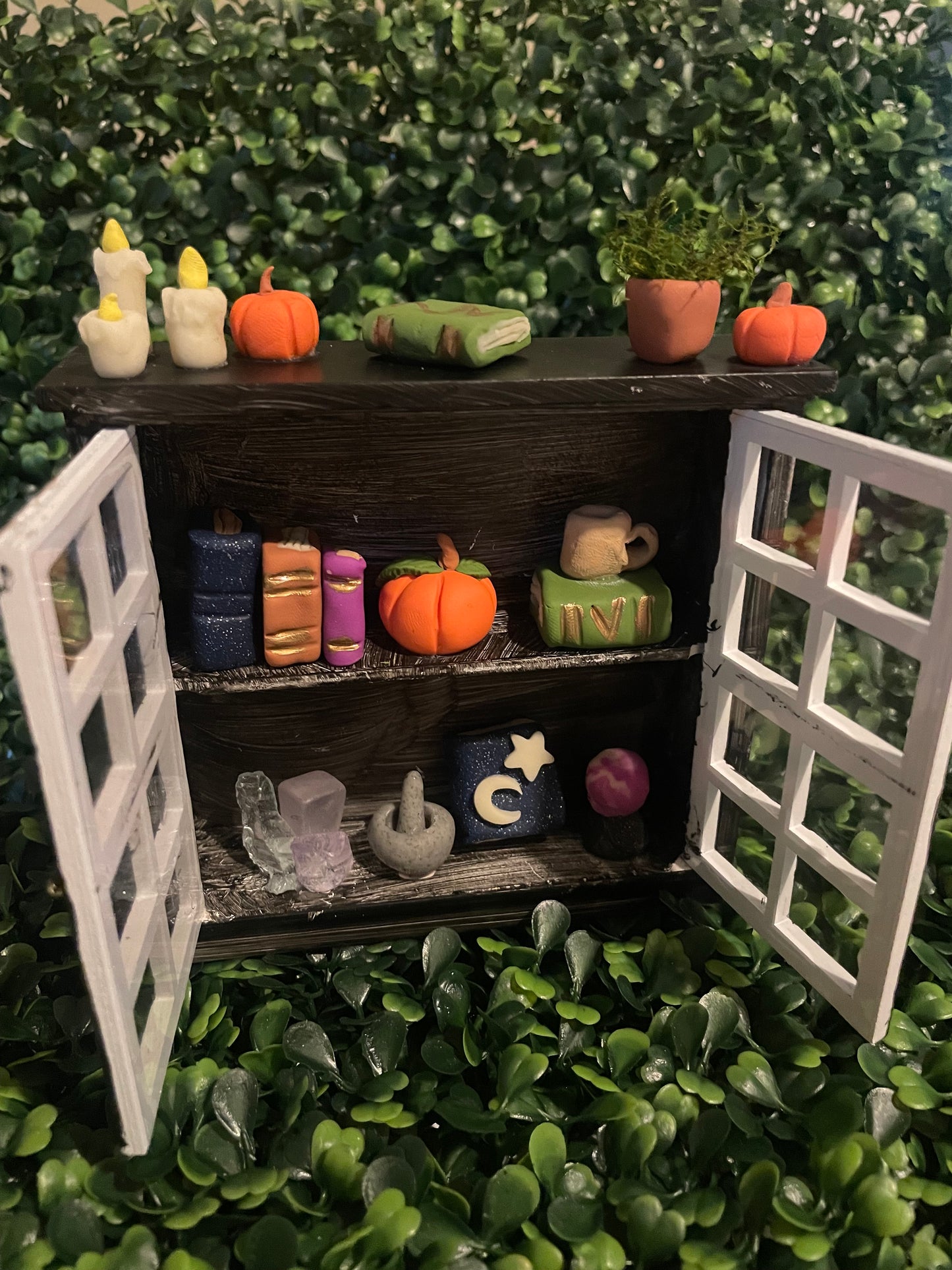 Witchy Bookshelf Cabinet